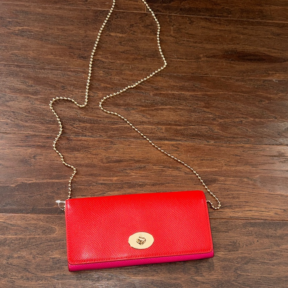 Coach Chain Crossbody Wallet